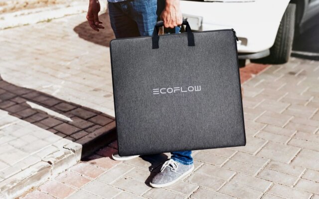 EcoFlow 160W Portable Solar Panel – Foldable-Used