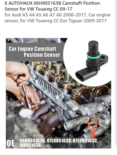 Engine Cam Shaft Position Sensor Auto Parts St. James