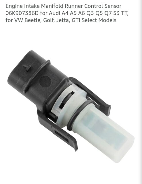 Throttle Position Sensor Audi VW 2009+