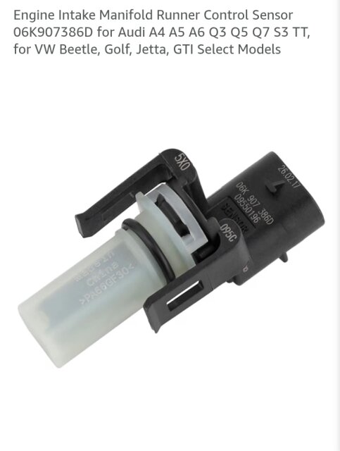 Throttle Position Sensor Audi VW 2009+