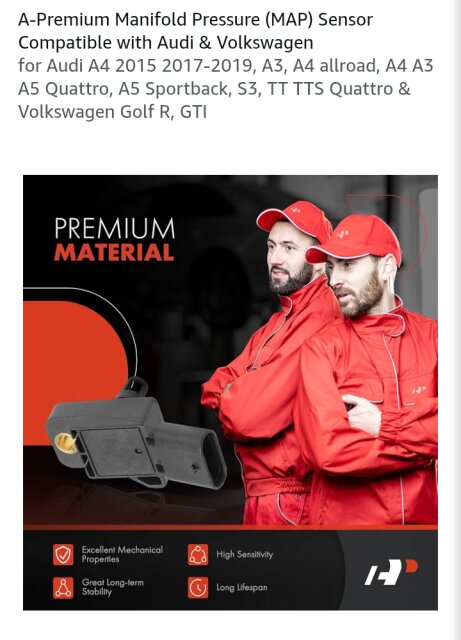 Map Sensor Audi VW