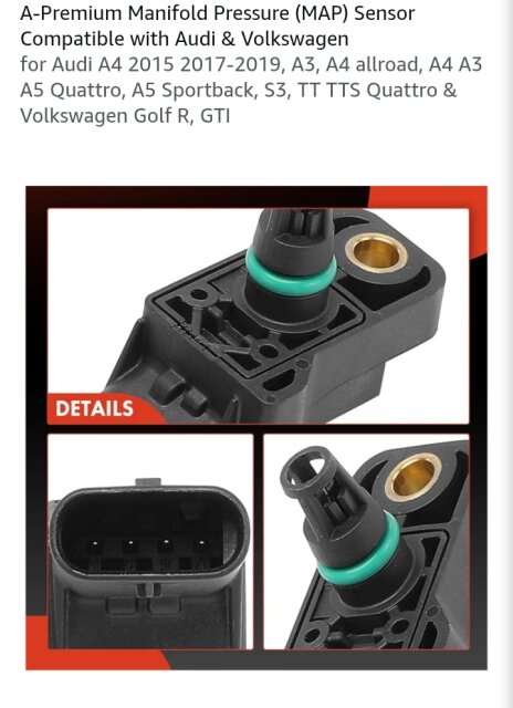 Map Sensor Audi VW