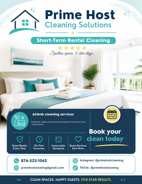 Airbnb Cleaning Services Jamaica