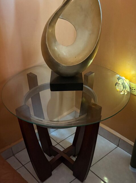 Gold Abstract Sculpture Decorations Portmore