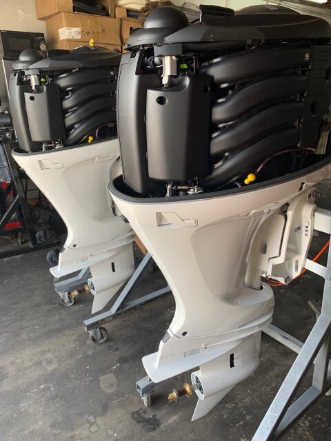 Slightly Used Yamaha 200HP 4 Stroke Outboard Motor
