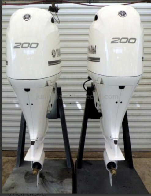 Slightly Used Yamaha 200HP 4 Stroke Outboard Motor Boats Kingston’s