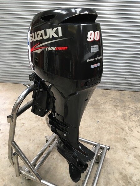 Slightly Used Suzuki 90HP 4 Stroke Outboard Motor Boats Kingston