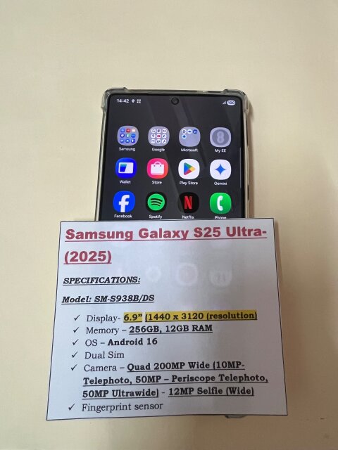 Samsung Galaxy S25 Ultra Phone Phones 94 Hope Road