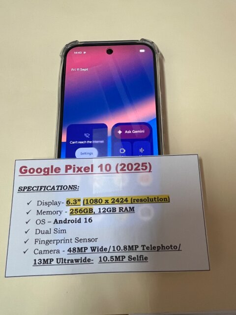 Google Pixel 10 Phone Brand New Phones Hope Road