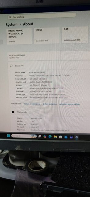 HP Z4 G4 CAD WORKSTATION COMPUTER