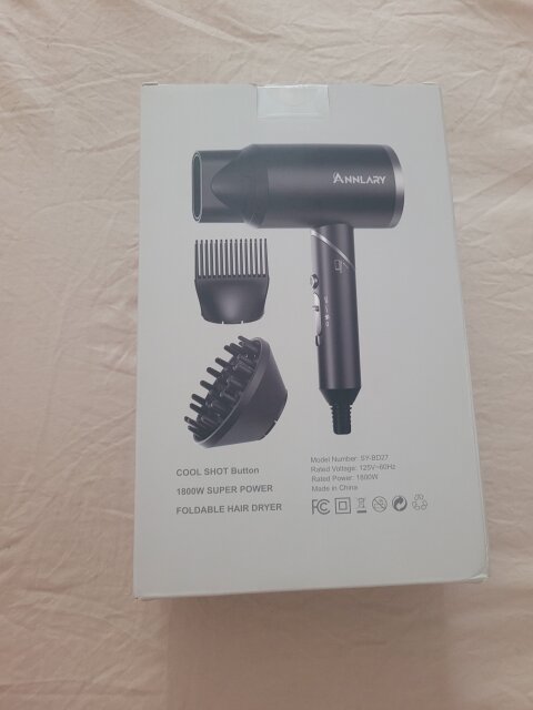 Annlary Foldable Hair Dryer Set