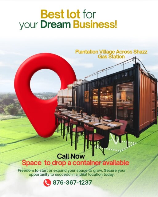 Container Space For Rental Commercial Priory St.Ann