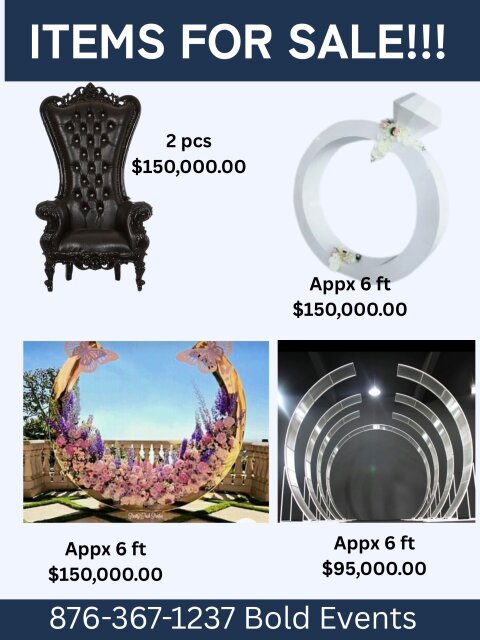 Party Rental Items For Sale