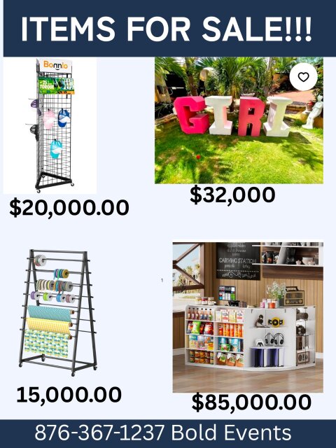 Party Rental Items For Sale