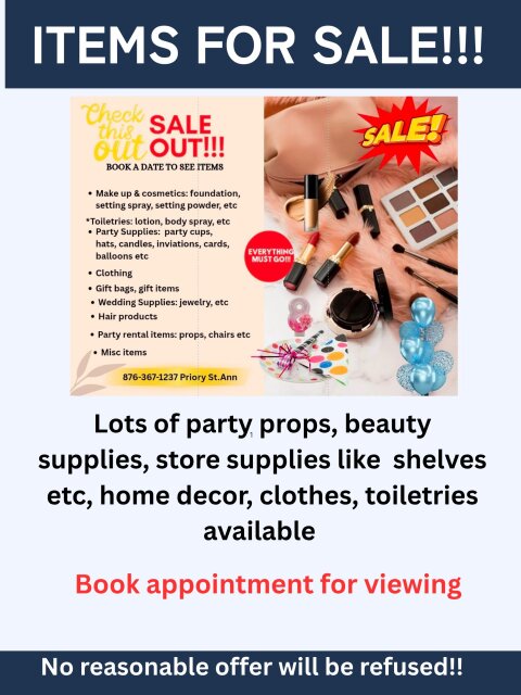 Party Rental Items For Sale