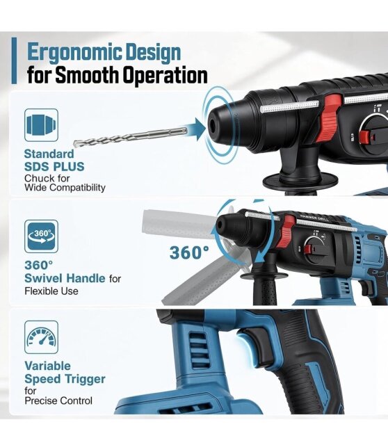 Cordless Jack Hammer SDS Plus