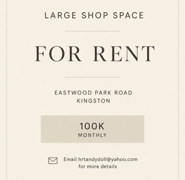 2 Large Unit Space For Rent Shops & Booths Kingston