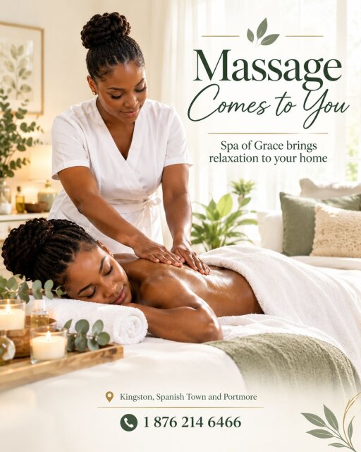 Get Your Massage Or Facial At Home In Comfort Salon & Spa Portmore And Spanish Town