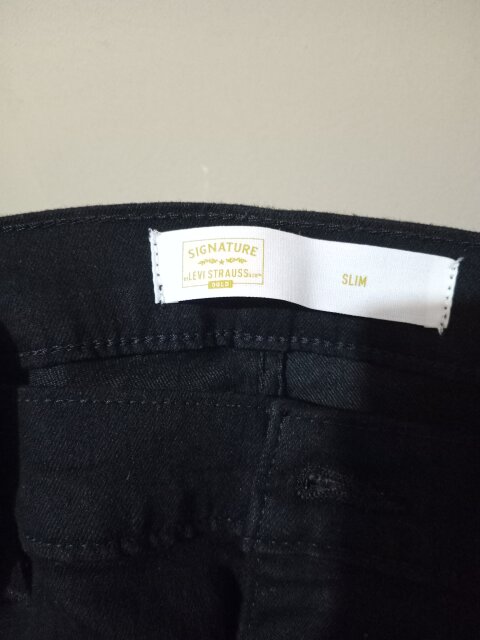 Levi's Black Signature Jeans W42×L34