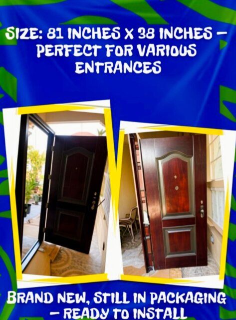 Brown Metal Door (81