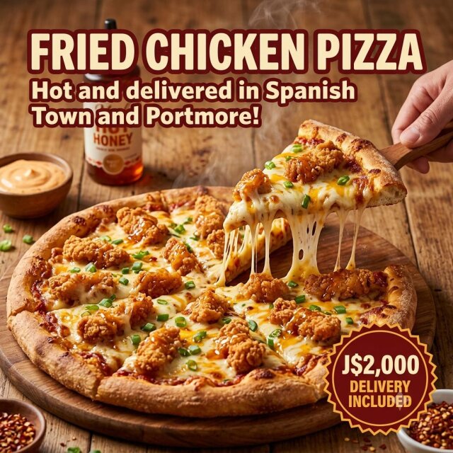 Fried Chicken Pizza Groceries Spanish Town And Portmore