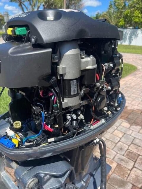 Slightly Used Yamaha 70HP 4 Stroke Outboard Motor