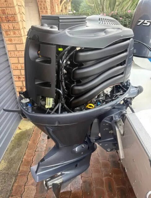Slightly Used Yamaha 75HP 4 Stroke Outboard Motor