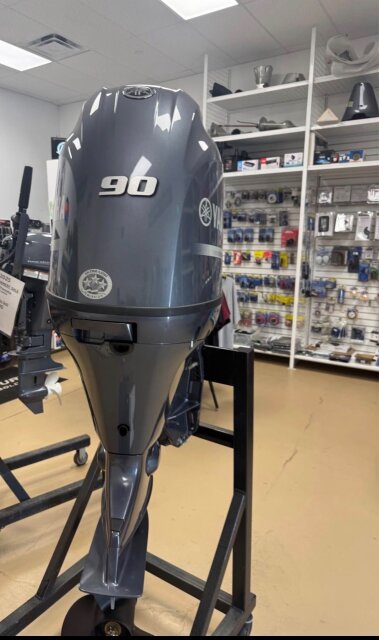 Slightly Used Yamaha 90HP 4 Stroke Outboard Motor Boats Kingston