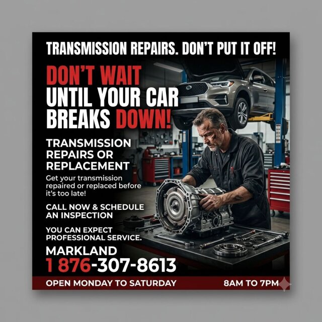Tranny Repair Maintenance Kingston, Molynes