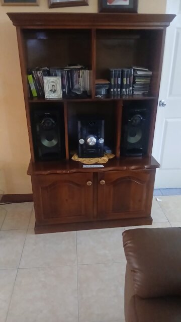 Vintage Mahogany Display Cabinet Entertainment Centers Cheapside, Junction