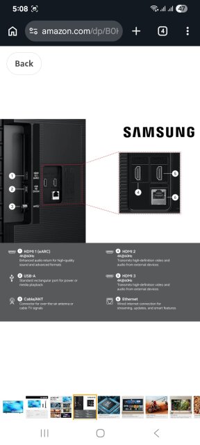 BNIB Samsung 55