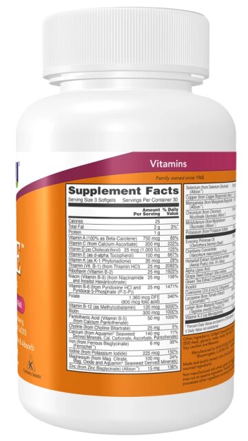 NOW Foods EVE Womens Vitamin 180 Softgels