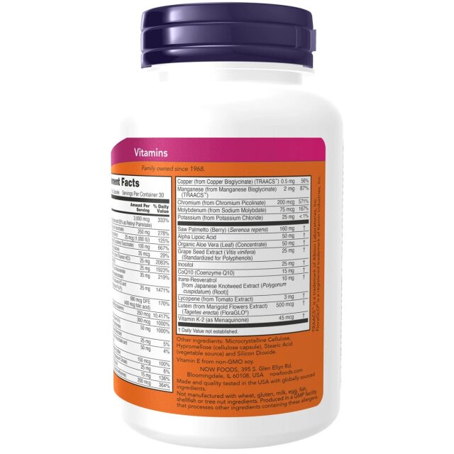 NOW ADAM Mens Multiple Vitamin - 90 Veg Caps