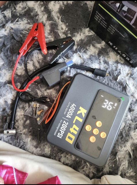 Jump Starter With Air Compressor
