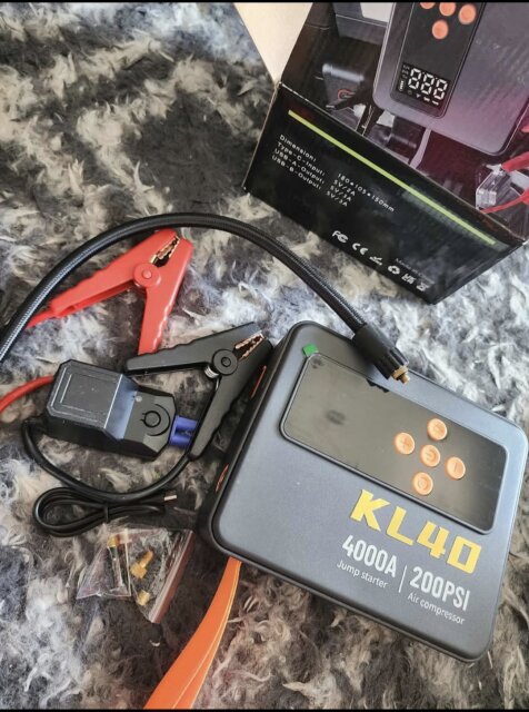 Jump Starter With Air Compressor