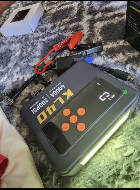 Jump Starter With Air Compressor
