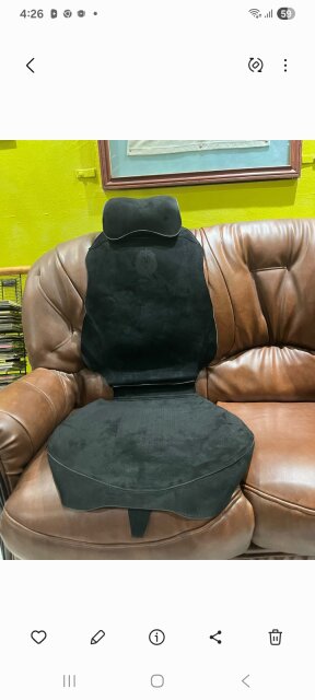 Suede Car Seat Covers, Back Brace Auto Accessories Portmore