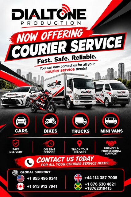 NOW OFFERING COURIER SERVICE Delivery Services Swallowfield