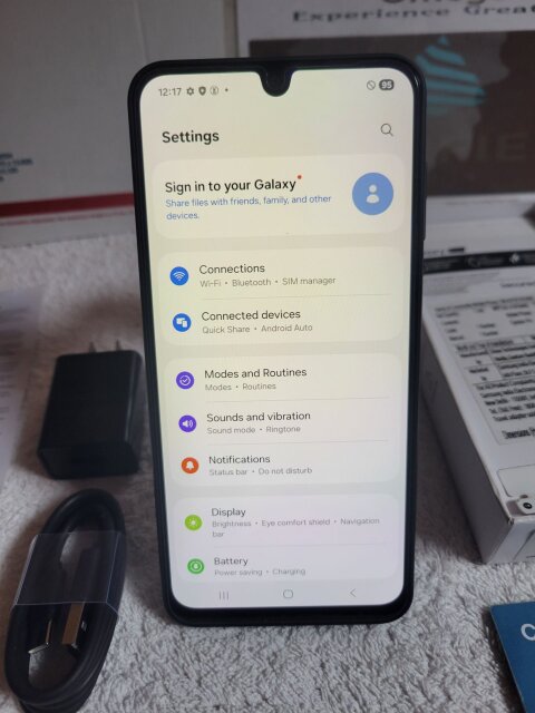 Samsung Galaxy A16; 128gb Storage, 6gb Ram Factory