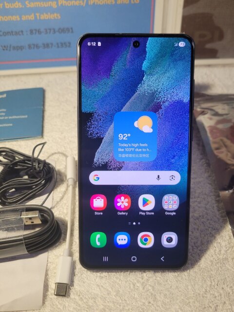 Samsung Galaxy S21; 128gb Storage, 8gb Ram Factory