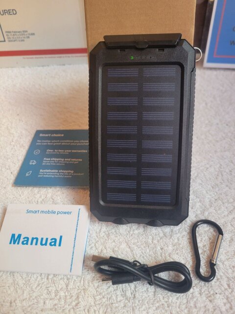 Solar Powerbank Stay Powered Wherever You Go!