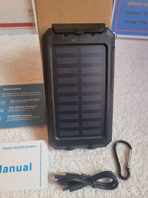 Solar Powerbank Stay Powered Wherever You Go!