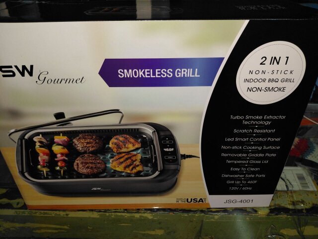 2 In 1 Smokeless Electric Grill Ovens HILO PLAZA