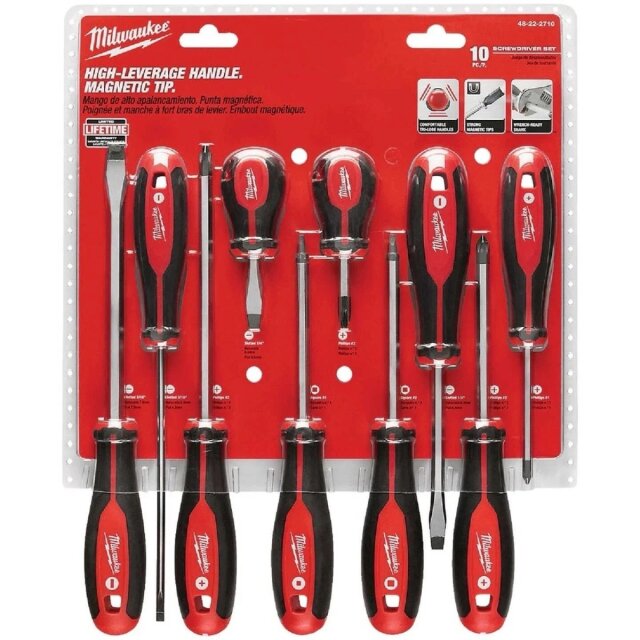Milwaukee 10pcs Screwdriver Set Tools Hope Road