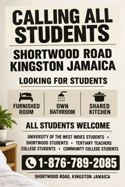 Furnished 1 Bedroom Available on Shortwood Road Houses Shortwood Road