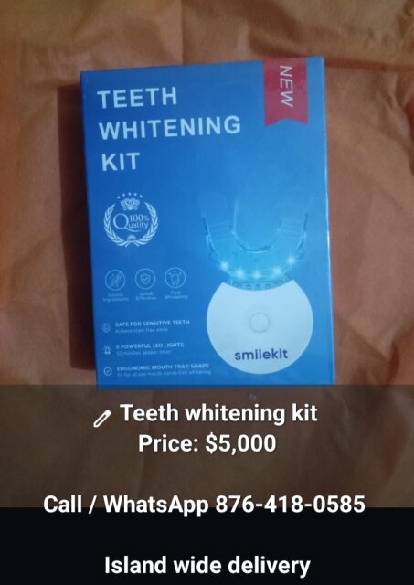 Dental Grade Teeth Whitening Kit Bath & Body Half Way Tree