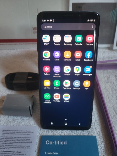 Samsung Galaxy S9+; 64gb Storage, Factory Unlock