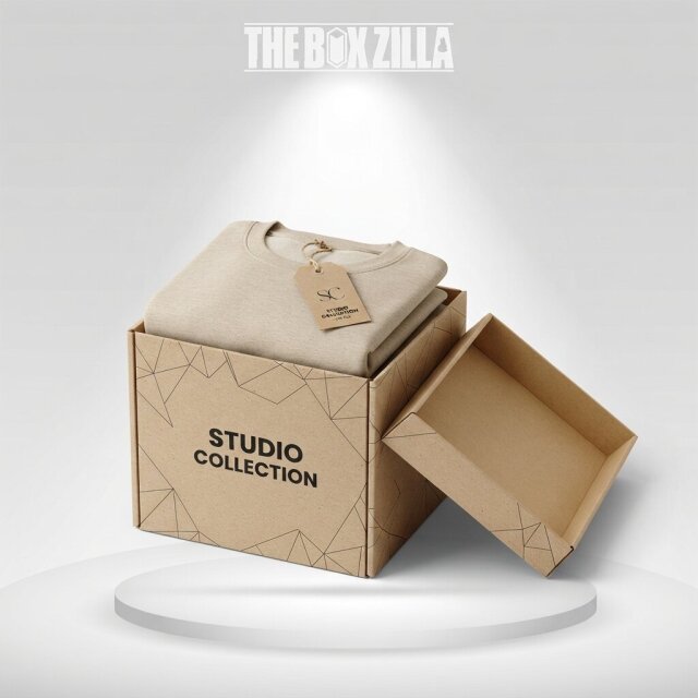 Custom Kraft Apparel Boxes