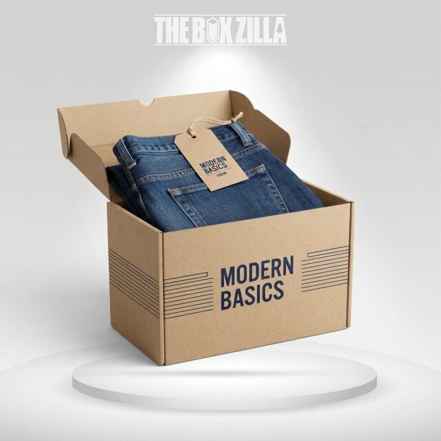 Custom Kraft Apparel Boxes Women's Clothes Bolton