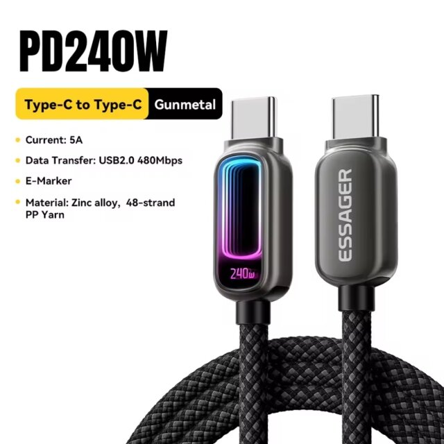 Eassager 240W Type C-C Phone Accessories Halfway Tree, Papine